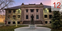 12 Carnegie Hall Washburn University Topeka KS Commercial Lights HolidayFX